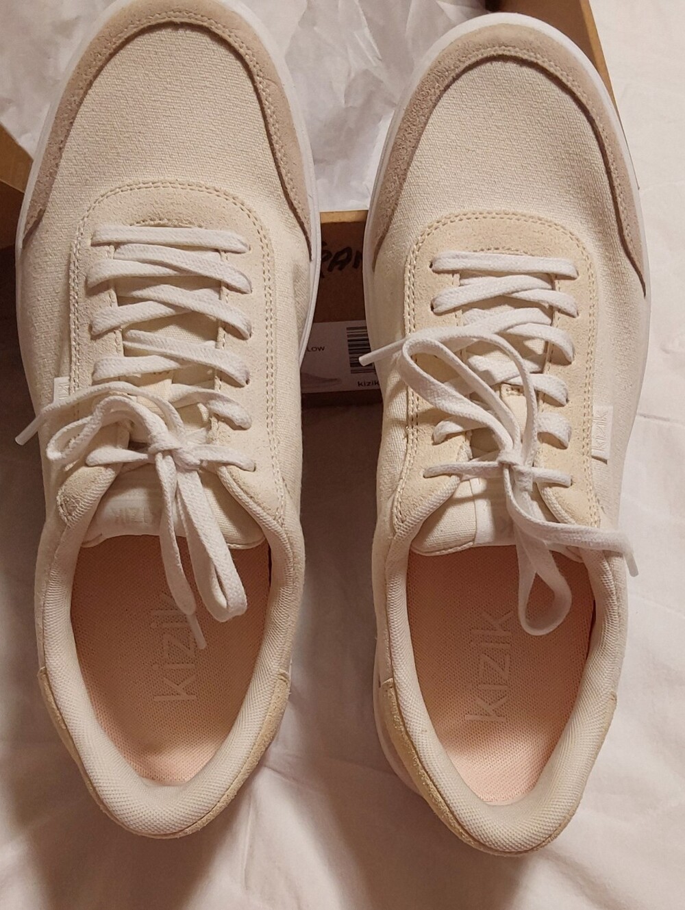 Womens Kizik NIB Prague 2 Pristine/Transparent Yellow Size 11M